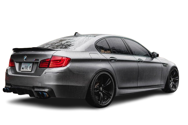 PSM Style High Kick Carbon Fiber Trunk Spoiler - BMW F10 M5 | 5 Series