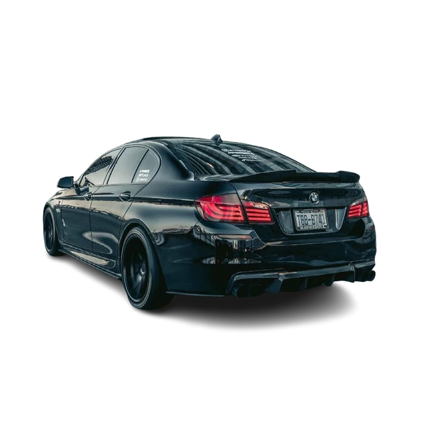 FITS 11-2017 BMW F10 5 SERIES & M5 GLOSS BLACK PSM STYLE HIGH KICK TRUNK  SPOILER