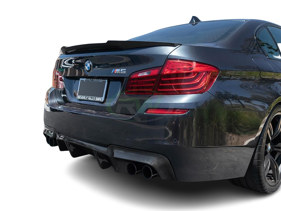 BMW 5 Series F10 M5 Carbon Fiber Rear Trunk Spoiler