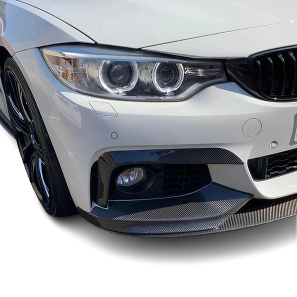 Carbon Fiber Front Upper Splitters - BMW F32 | F33 | F36 4 Series