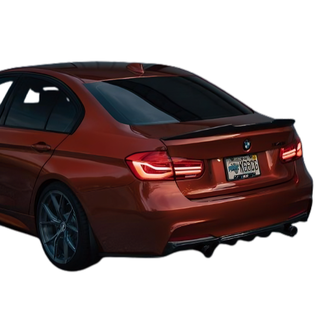 PSM Style High Kick Carbon Fiber Trunk Spoiler - BMW F80 M3 | F30 3 Series