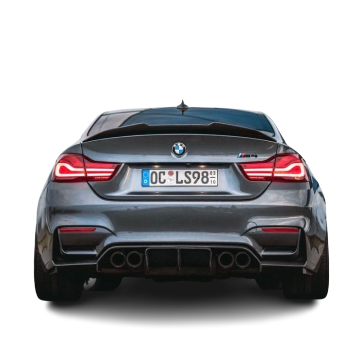 PSM Style High Kick Carbon Fiber Trunk Spoiler - BMW F82  |  F83 M4